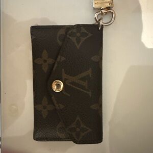 LV Brown Monogram Key Pouch